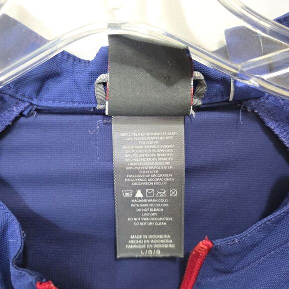 Majestic Texas Rangers Pullover Windbreaker Cool Base L Embroidered Logo Basebal - Picture 14 of 15